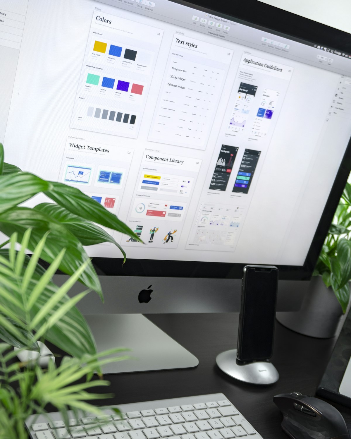 Product design workshop with interface sketches